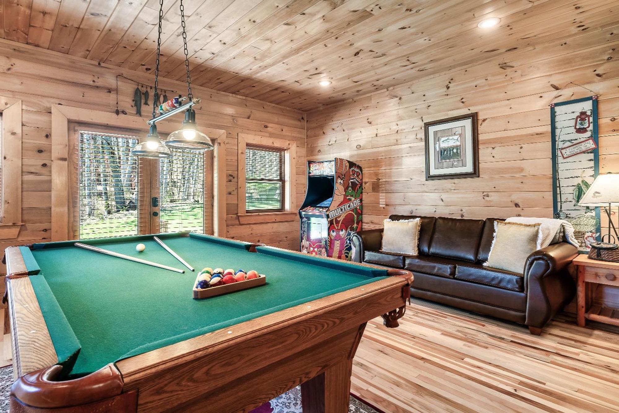 Вилла Spectacular Mtns Views With Private Hot Tub With Pool Table And Private Pond Севьервилл Экстерьер фото