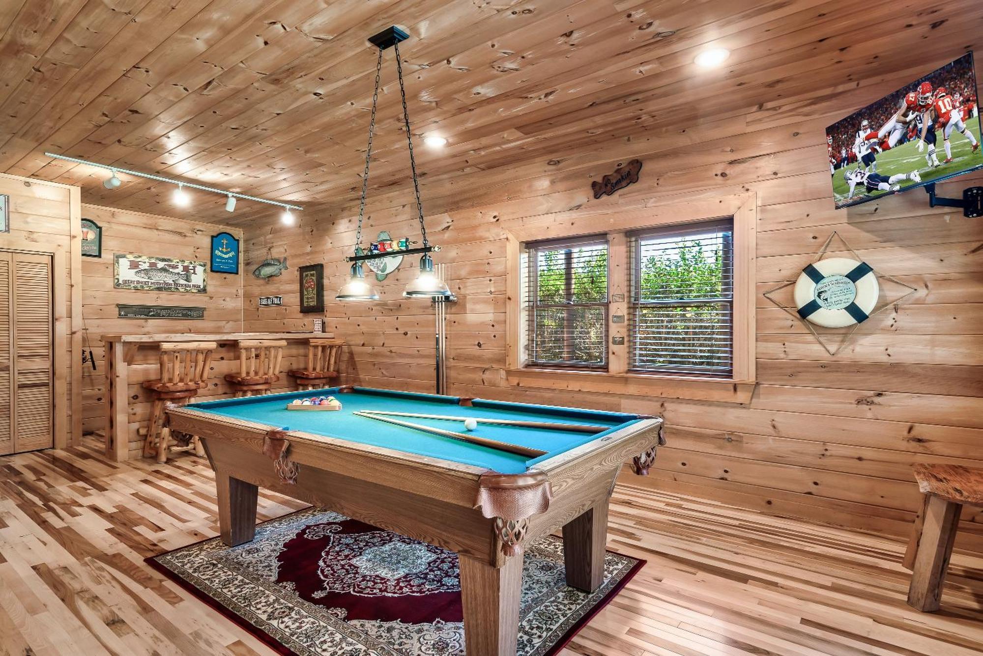 Вилла Spectacular Mtns Views With Private Hot Tub With Pool Table And Private Pond Севьервилл Экстерьер фото